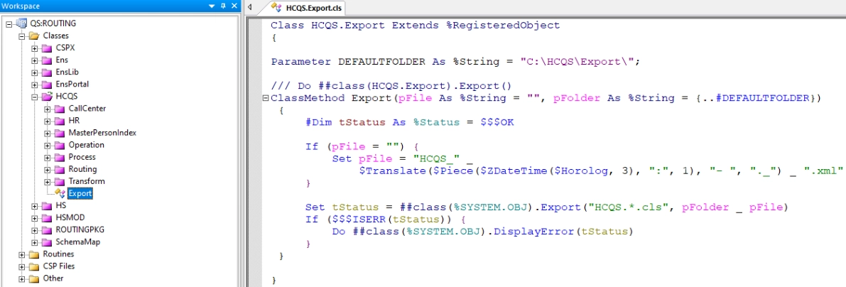 Coding with ObjectScript